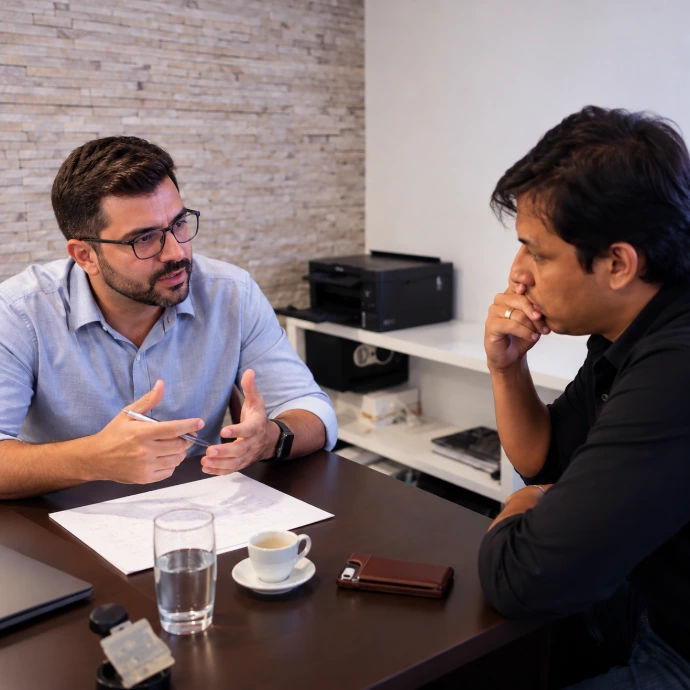 Mentoria empresarial e orientação estratégica